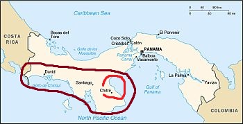 Panamá, área sudoeste
