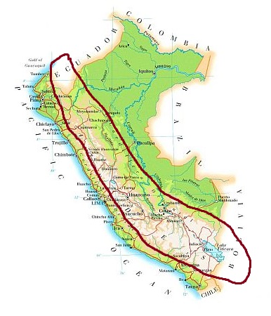 Perú, clima de los Andes