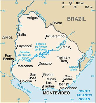 Mapa - Uruguay