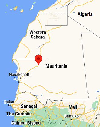 Atar, ubicación en el mapa