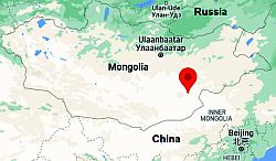 Sainshand, ubicación en el mapa