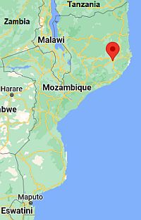 Nampula, ubicación en el mapa