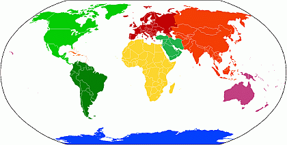 Mapa interactivo del mundo 