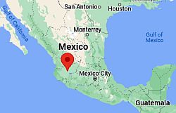 Guadalajara, ubicación en el mapa