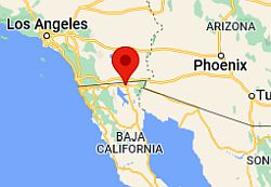 Mexicali, ubicación en el mapa