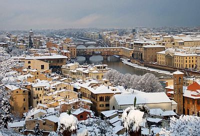 Nieve en Florencia
