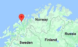 Tromso, ubicación en el mapa