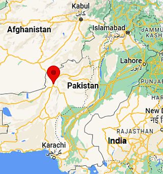 Quetta, ubicación en el mapa