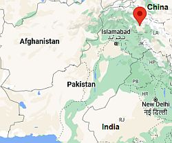 Skardu, ubicación en el mapa