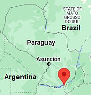 Encarnación, ubicación en el mapa
