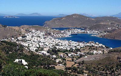 Patmos, vista desde arriba