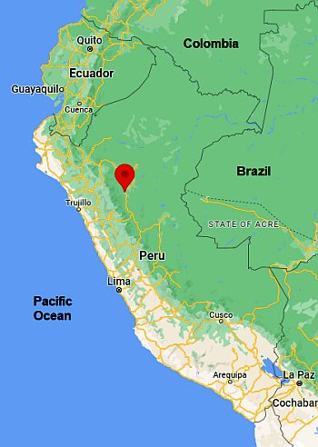 Juanjui, ubicación en el mapa