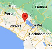 Juliaca, ubicación en el mapa
