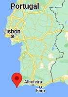 Sagres, ubicación en el mapa
