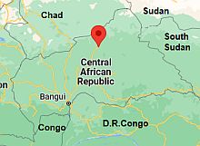 Ndelé, ubicación en el mapa