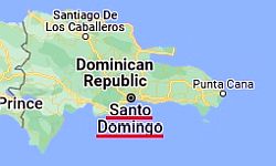 Santo Domingo, ubicación en el mapa
