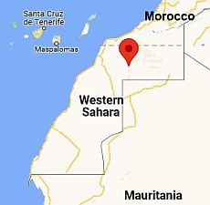 Esmara, ubicación en el mapa