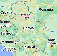 Belgrado, ubicación en el mapa