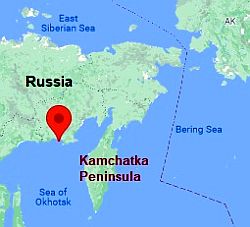Magadan, ubicación en el mapa