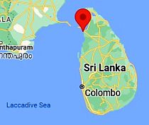 Mannar, ubicación en el mapa