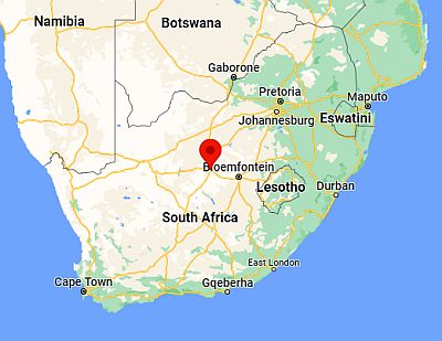 Kimberley, ubicación en el mapa