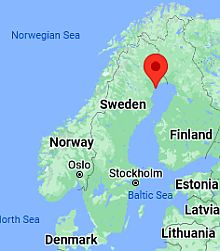 Luleå, ubicación en el mapa