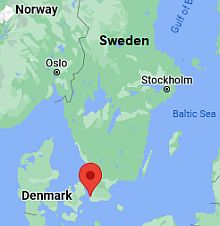 Malmo, ubicación en el mapa
