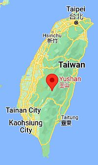 Yushan, ubicación en el mapa
