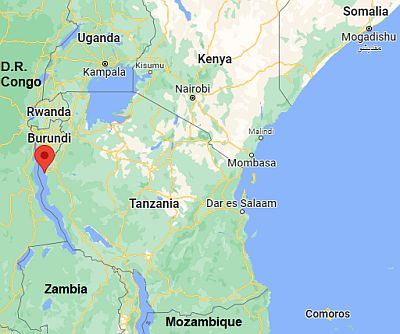 Kigoma, ubicación en el mapa
