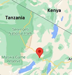 Ngorongoro, ubicación en el mapa