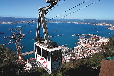 Teleférico en Gibraltar