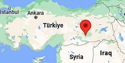 Diyarbakir, ubicación en el mapa