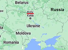 Kyiv, ubicación en el mapa
