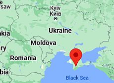 Simferópol, ubicación en el mapa