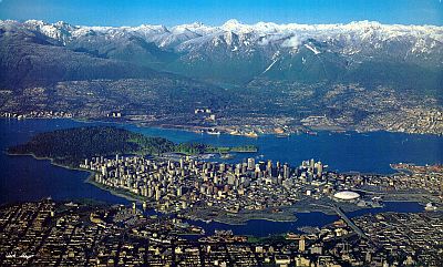 Vancouver, vista aérea