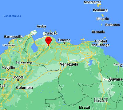 Barquisimeto, ubicación en el mapa