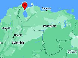 Maracaibo, ubicación en el mapa