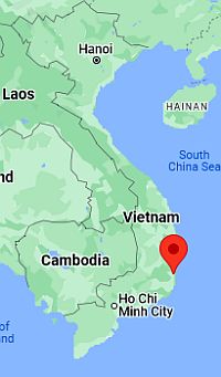 Nha Trang, ubicación en el mapa
