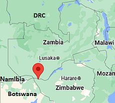 Livingstone, ubicación en el mapa