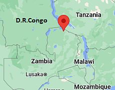 Mpulungu, ubicación en el mapa