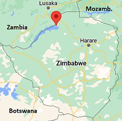 Kariba, ubicación en el mapa